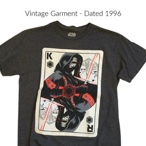 Vintage 1996 Stars Wars Kyle Ren Card T-Shirt  UGC
